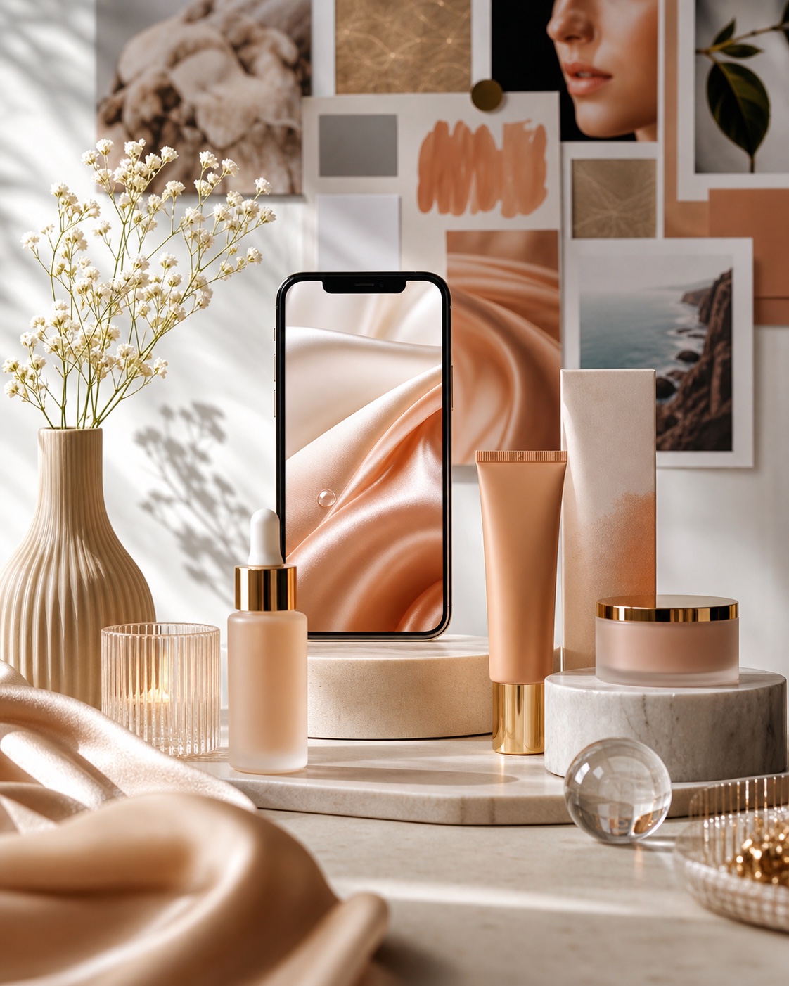AI generated product scene concept