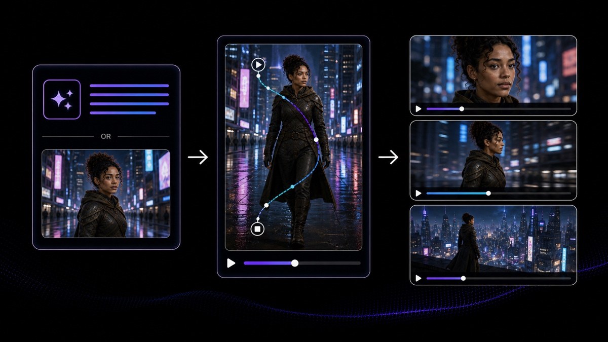 從文字腳本製作 AI 影片的教學